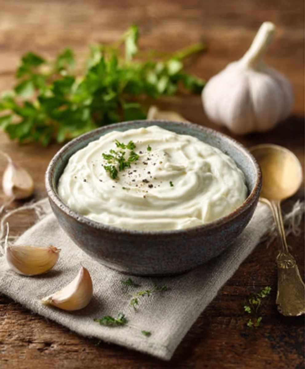 Knoblauch Creme Frisch Mayo