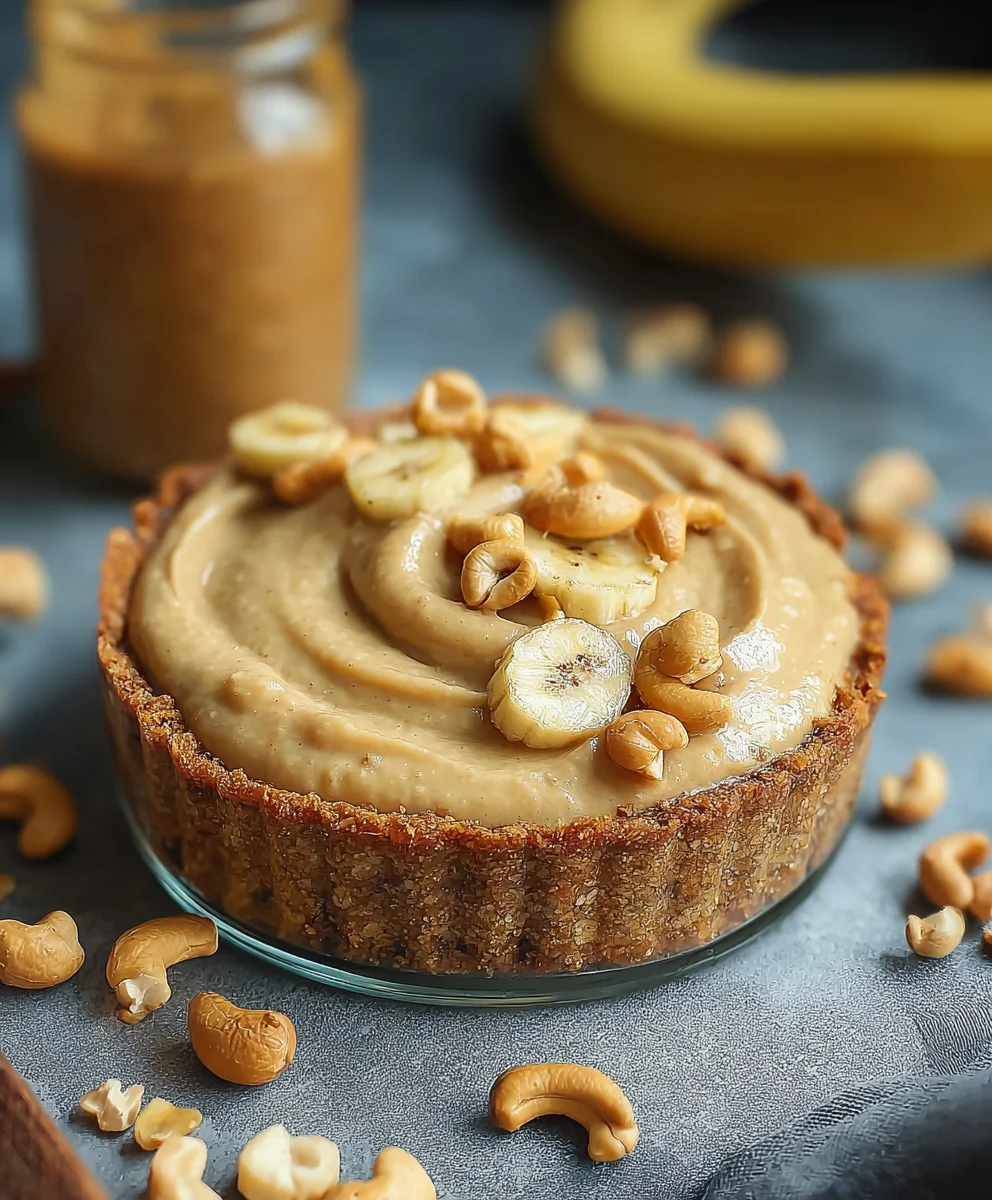 Knusprig Cashewmus Banana Brotart: Einfach himmlisch lecker.