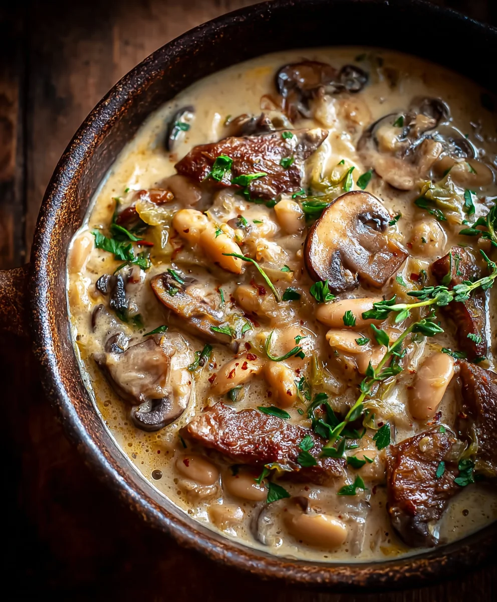 Cremige Bohnen & Champignons – Dein neues Lieblingsgericht!