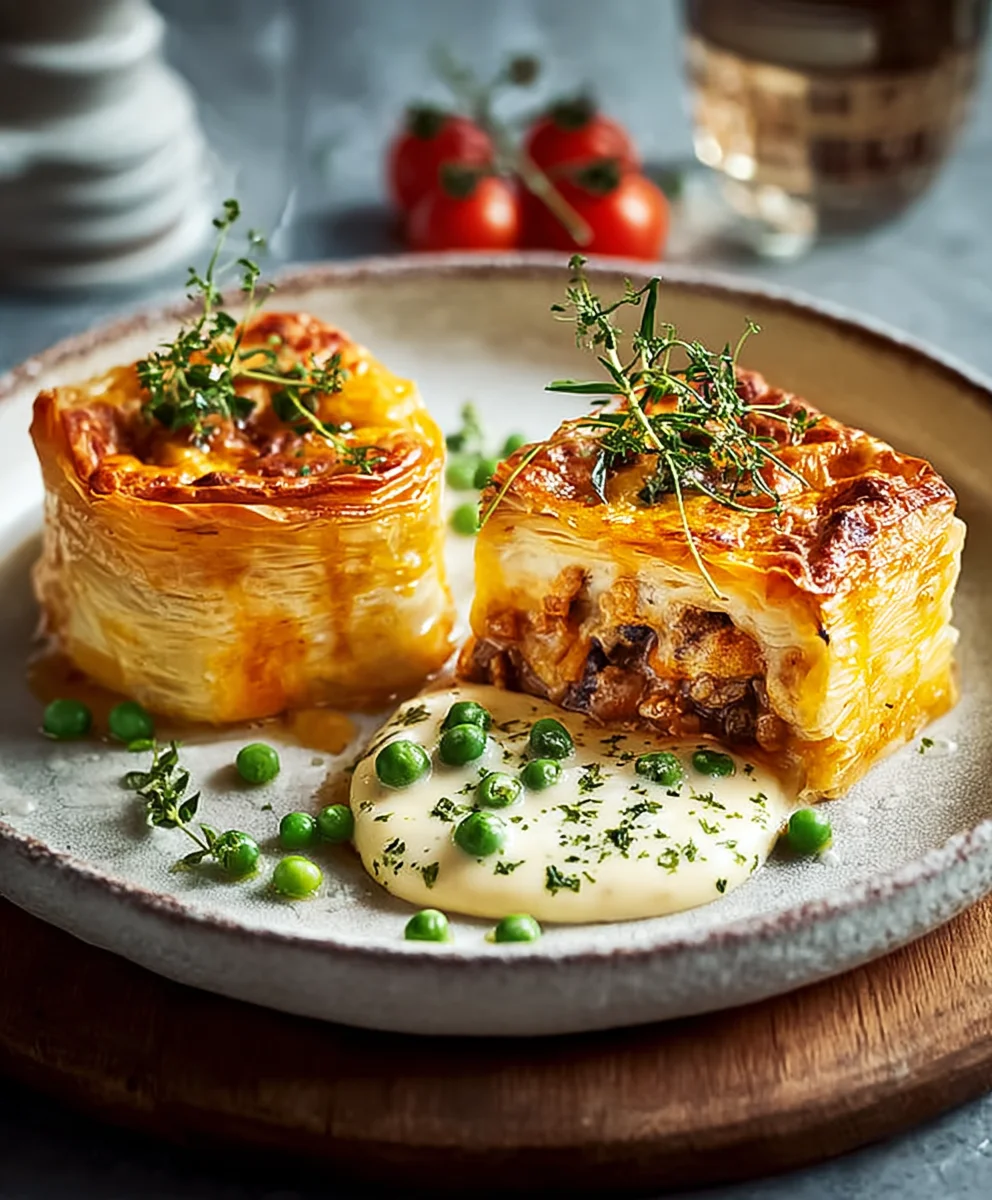 Himmlische Ragout Fin Blätterteigpasteten selbst gemacht