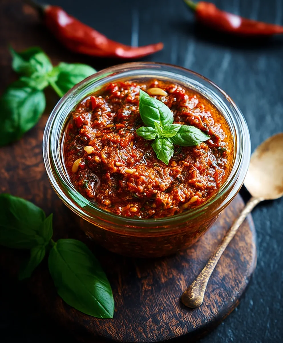 Pesto Rosso Rezept: Klassisch mit Tomaten & Pinienkernen