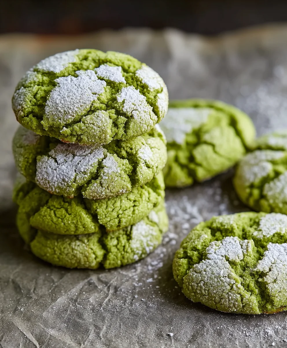 Matcha Crinkle Kekse Glutenfrei: Einfach himmlisch backen!