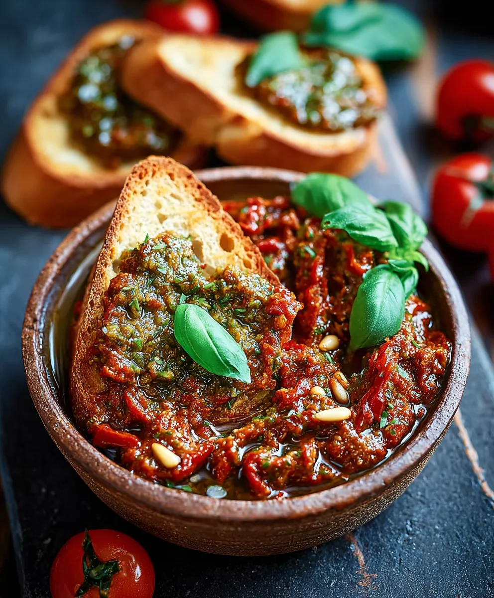 Pesto Rosso Rezept: Klassisch mit Tomaten & Pinienkernen