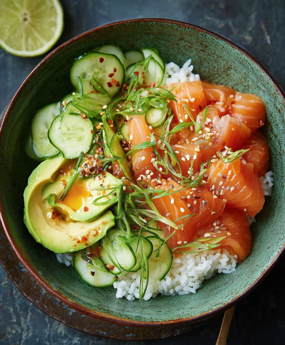 Avocado Bowl Lachs Reis: Dein schnelles & einfaches Rezept