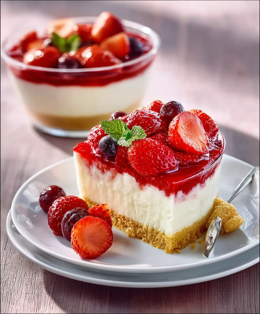 Erdbeer Cheesecake Creme Rezept: Leicht & Alkoholfrei!