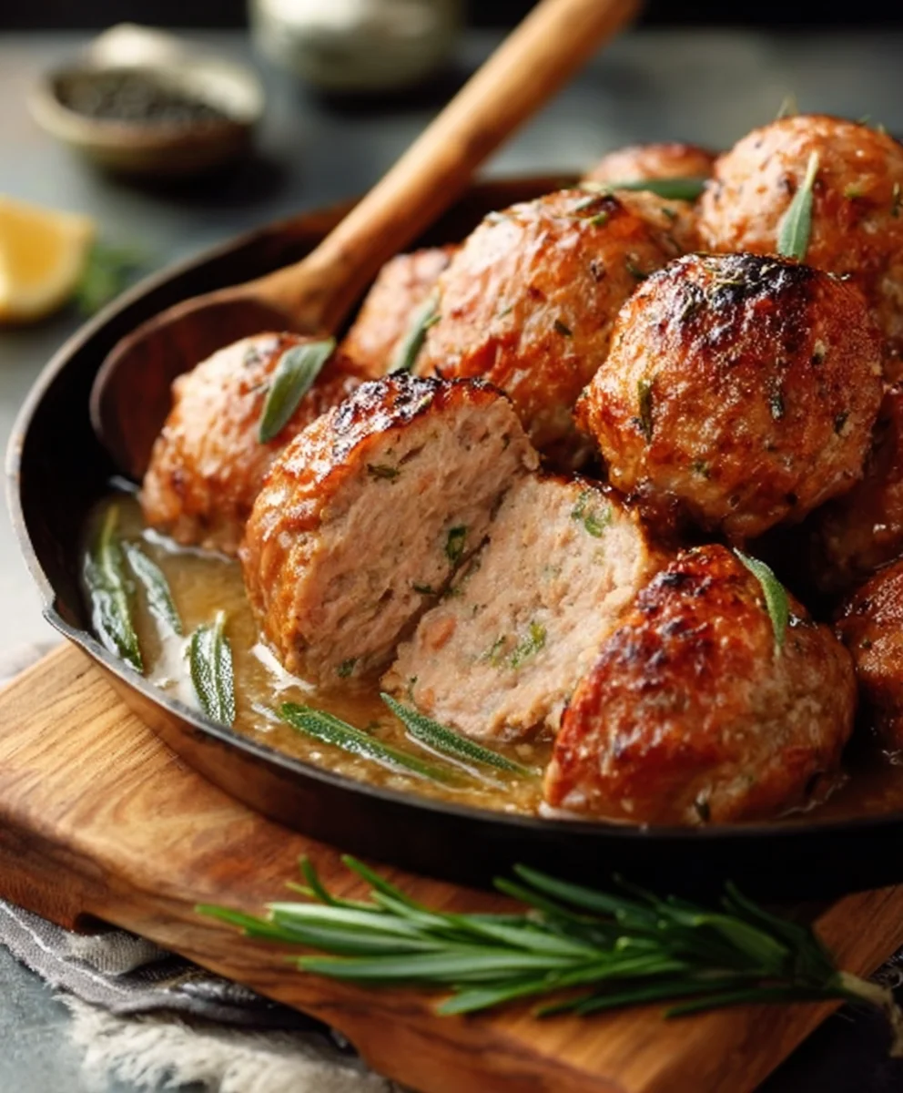 Thanksgiving Truthahn Hackbaellchen