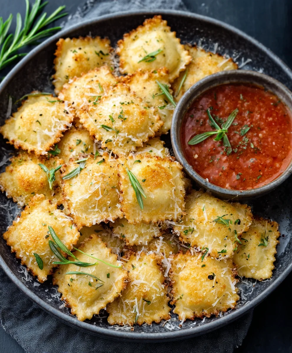 Ravioli Heissluftfritteuse Lieblingssnack