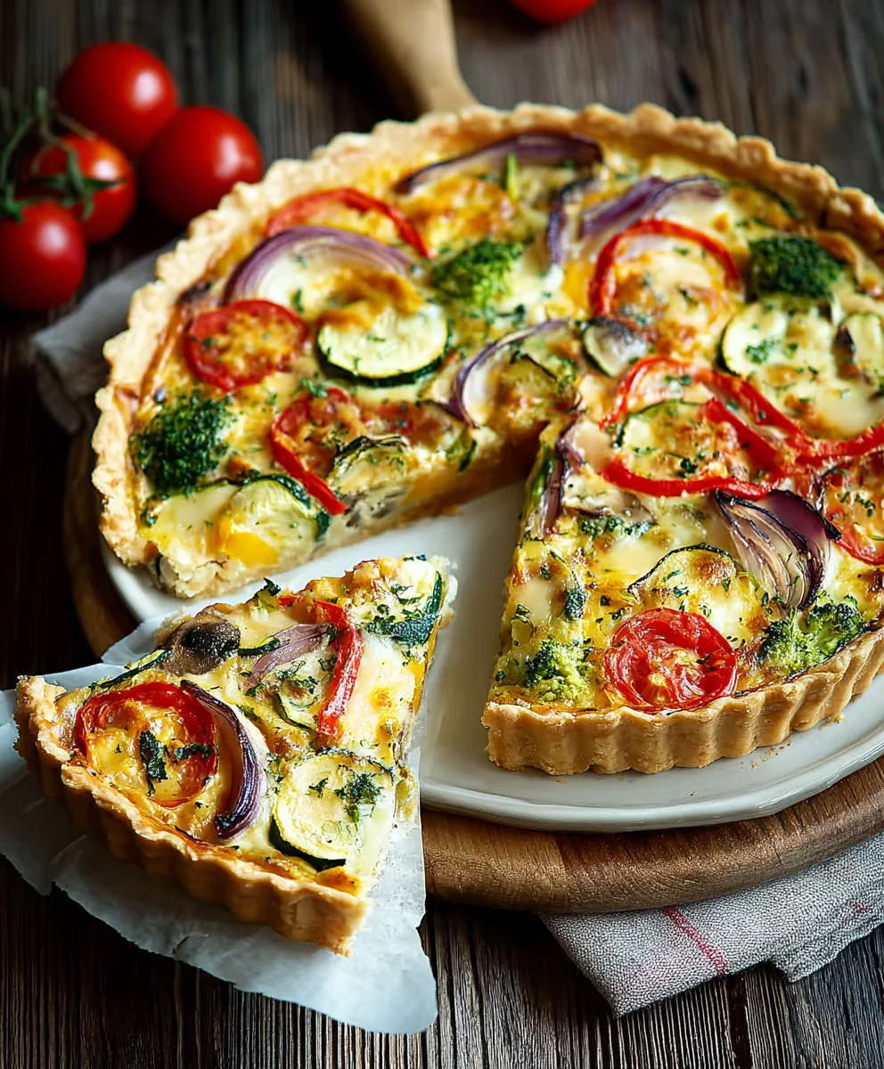 Bunte Gemüse-Quiche Rezept: Einfach, frisch & unwiderstehlich lecker!