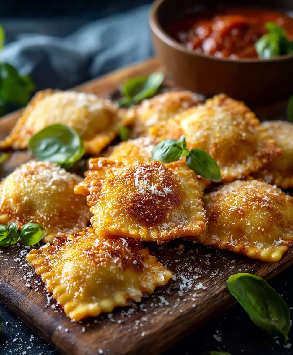 Knusprige Ravioli aus der Heissluftfritteuse: Perfekter Snack!