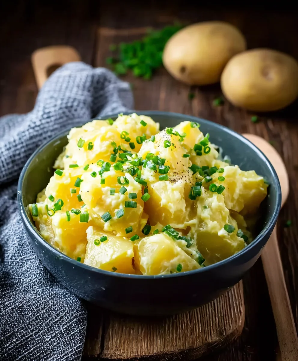 Original Omas Kartoffelsalat mit Brühe – Traditionell & Lecker