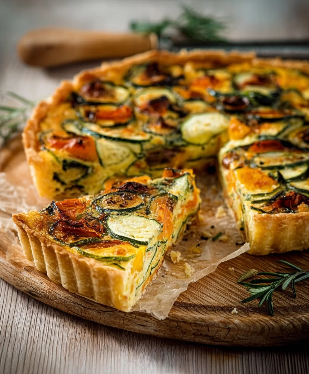 Rezept Bunte Gemüsequiche: Lecker, leicht & vegetarisch.