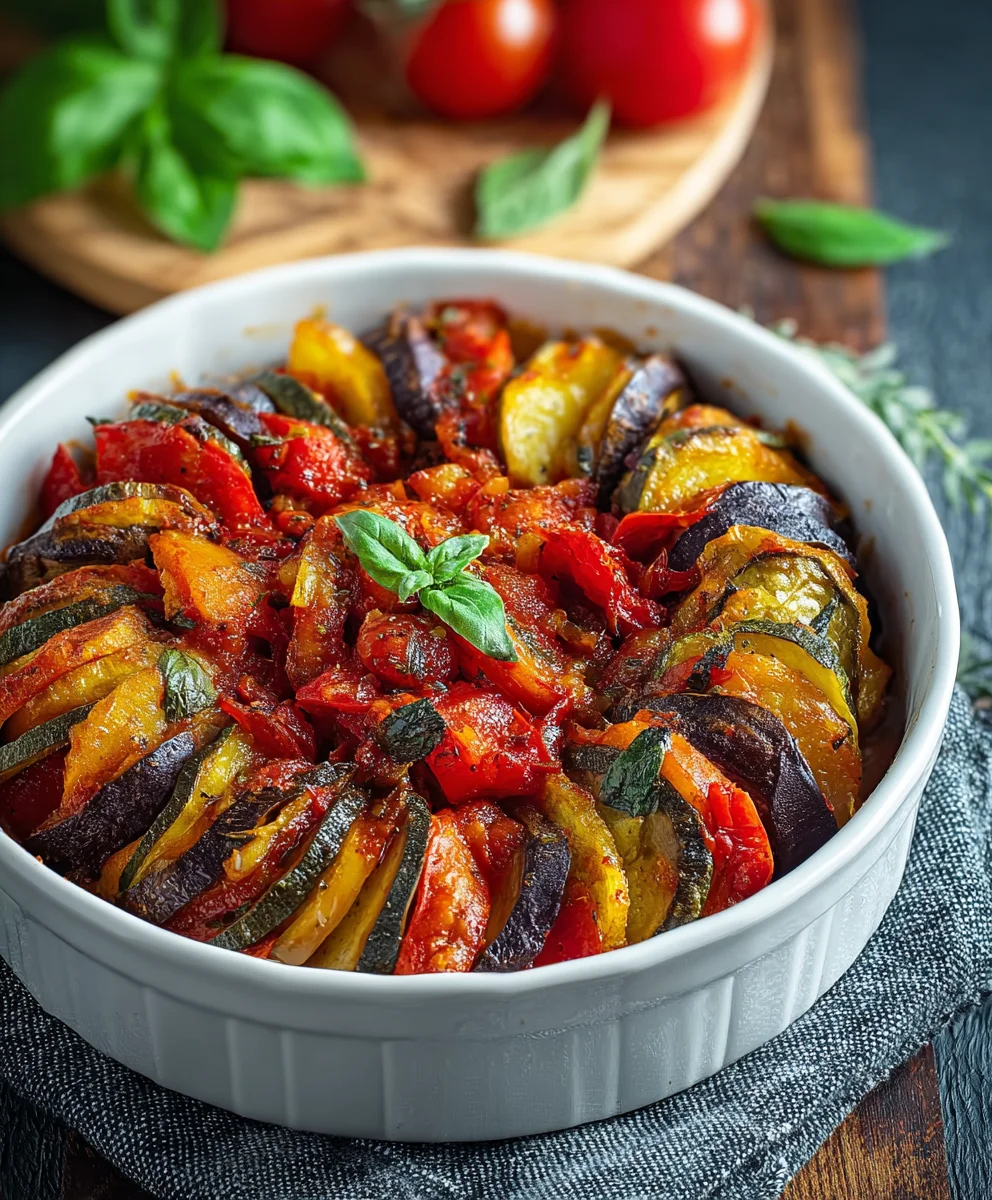 Ratatouille aus der Heissluftfritteuse: Schnell & Gesund