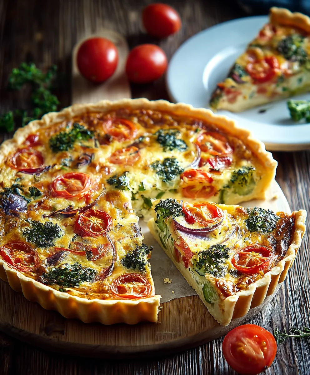 Bunte Gemüse-Quiche Rezept: Einfach, frisch & unwiderstehlich lecker!