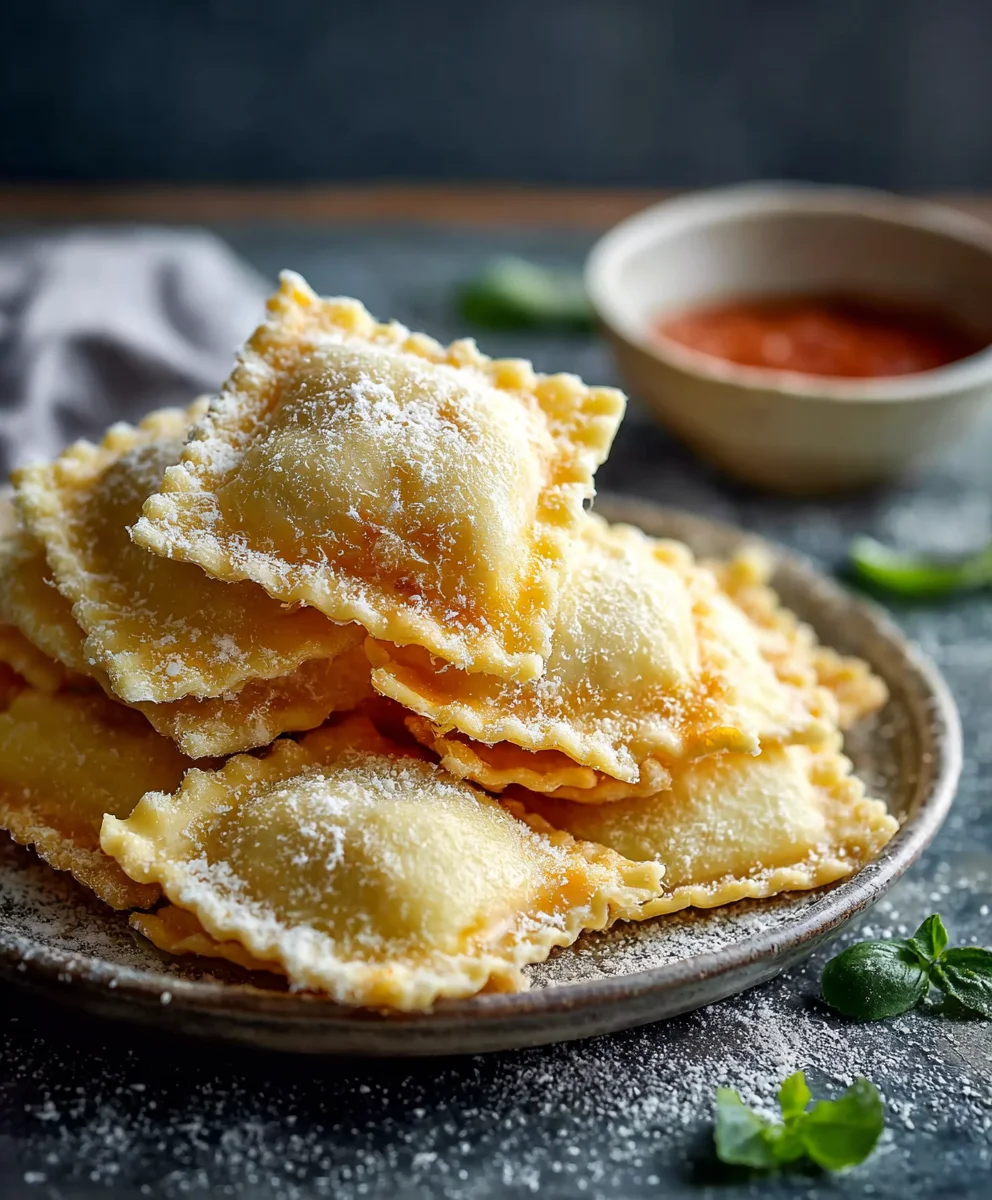 Knusprige Ravioli aus der Heissluftfritteuse: Perfekter Snack!