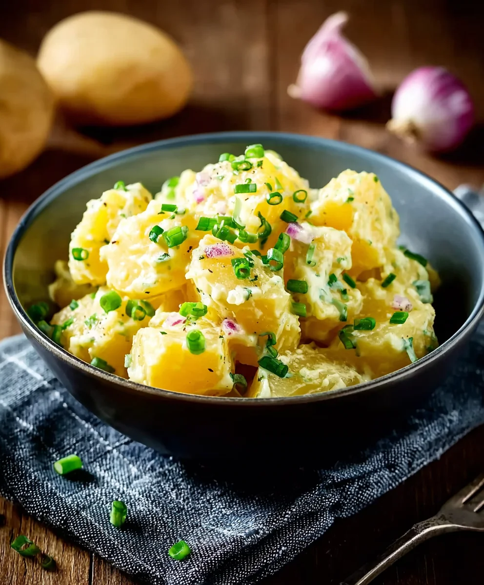 Original Omas Kartoffelsalat mit Brühe – Traditionell & Lecker
