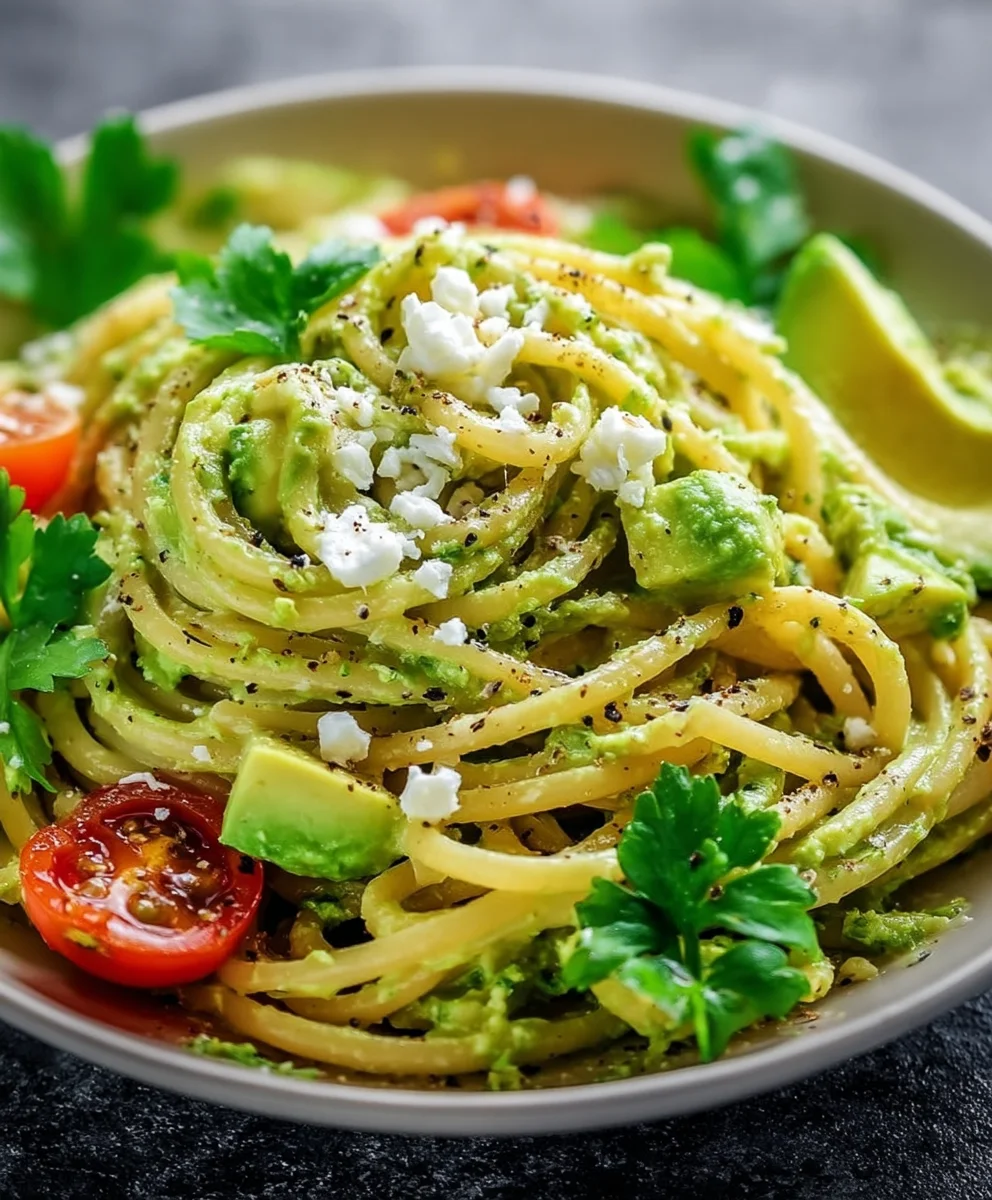 Cremige Avocado Pasta: Dein essentieller veganer Genuss.
