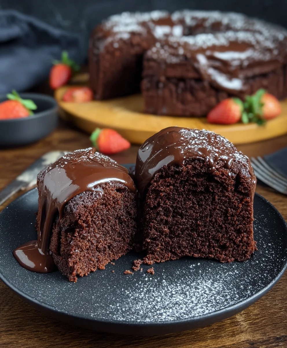 Saftiger Schokoladenkuchen: Einfach & unwiderstehlich lecker.