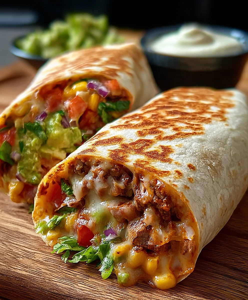 Cremiger Gegrillter Käse Burrito – Einfach unwiderstehlich!