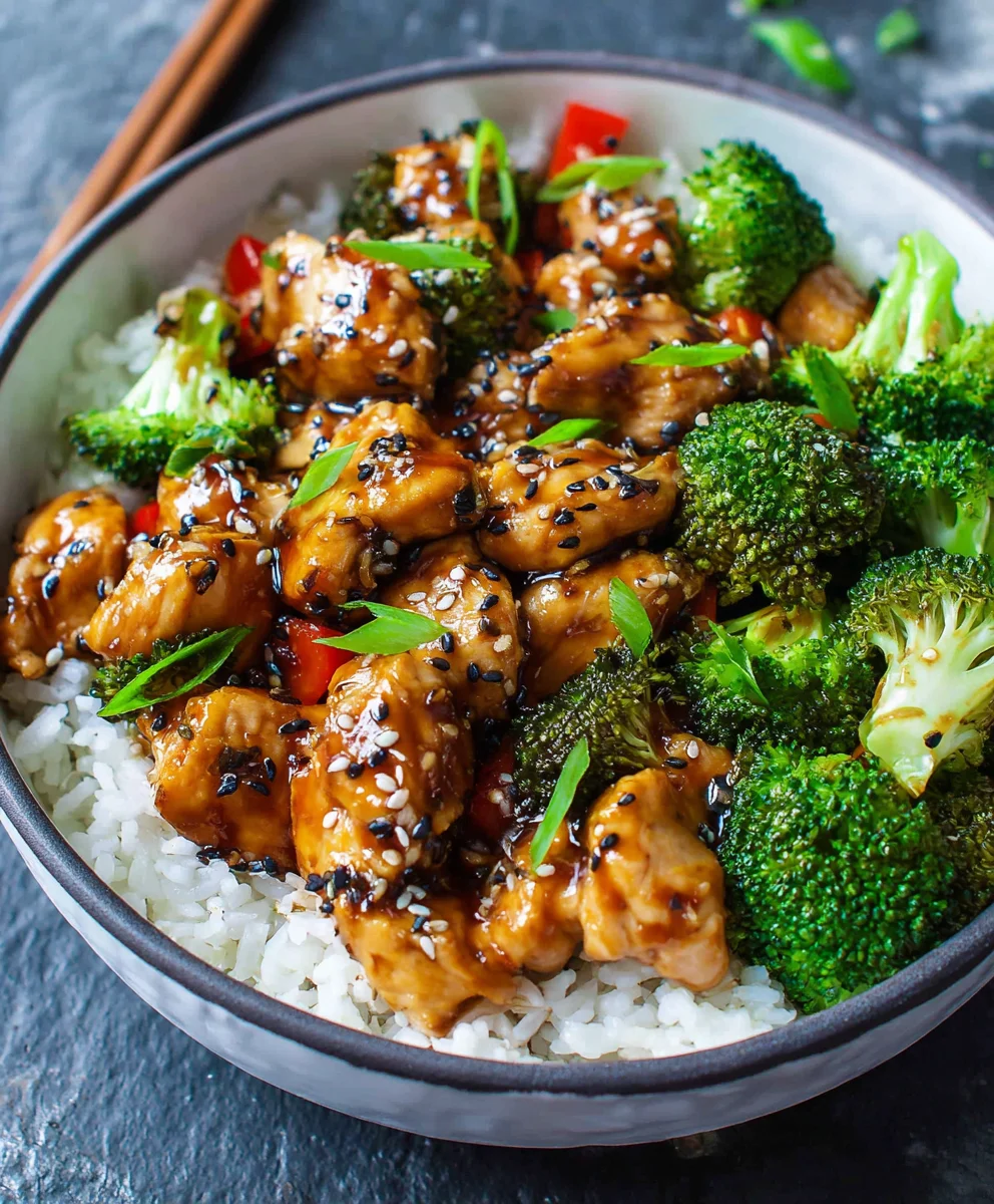 Chicken Teriyaki mit Brokkoli & Reis – Einfach Genießen!