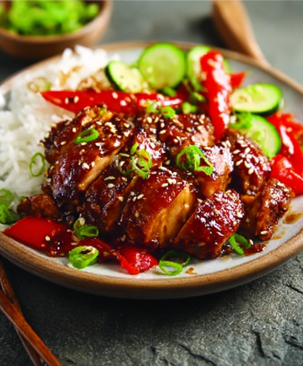 Saftiges Teriyaki Hähnchen mit Gemüse: Ein schnelles Geschmackserlebnis