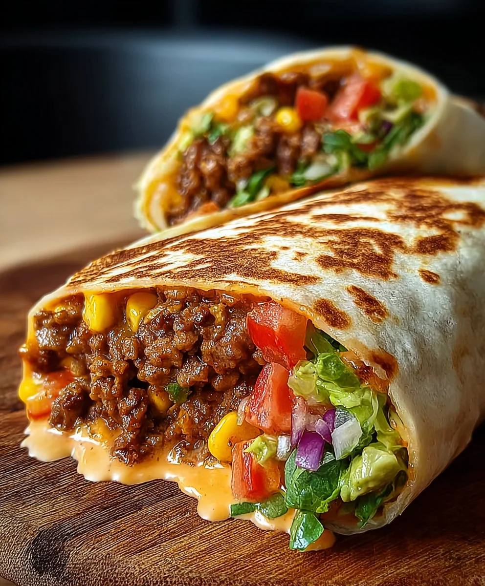 Cremiger Gegrillter Käse Burrito – Einfach unwiderstehlich!