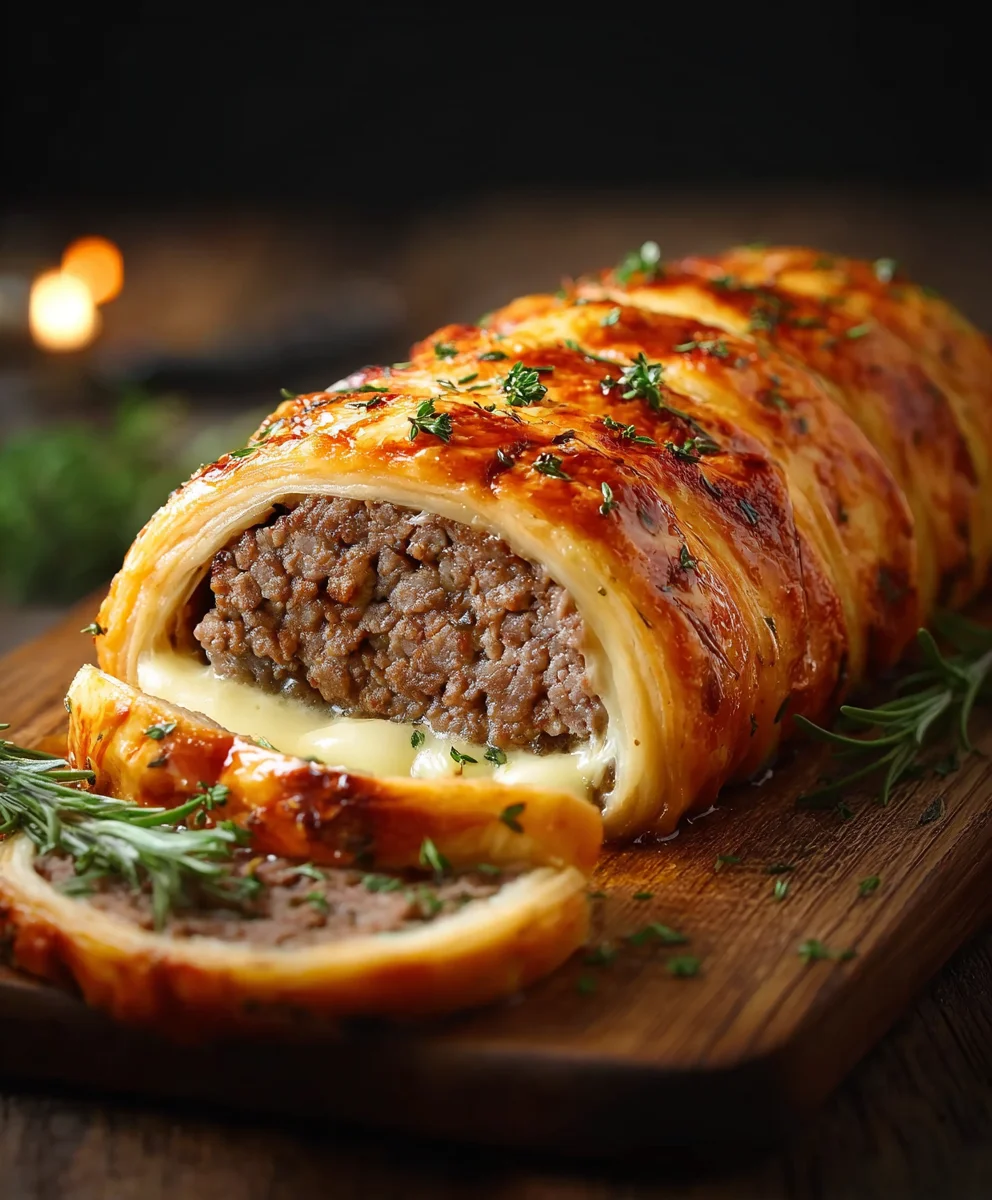 Hackfleisch Käse Rolle: Saftig, würzig, einfach lecker!