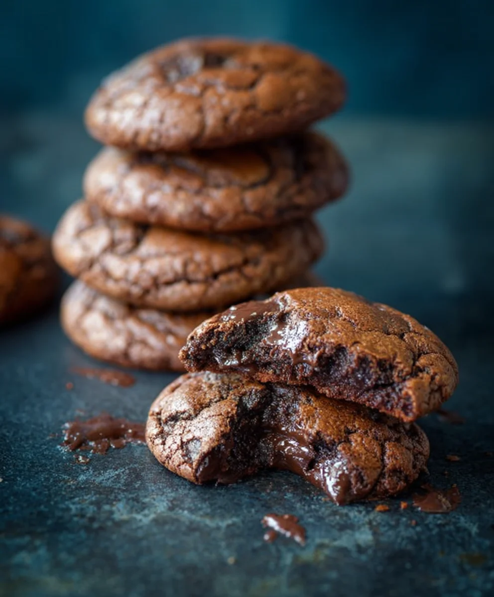 Schoko Brownie Cookies: Perfekt für graue Novembertage