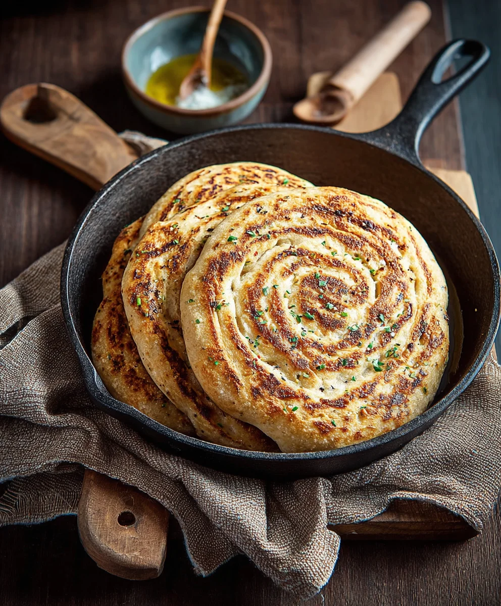 Pfannen-Fladenbrot: Einfach, locker & super schnell gemacht