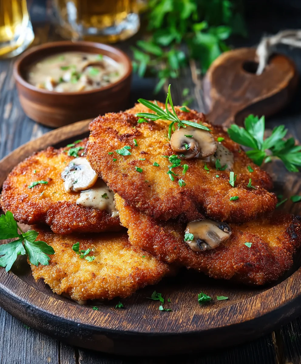 Bestes Rinder-Jägerschnitzel Rezept – einfach & lecker