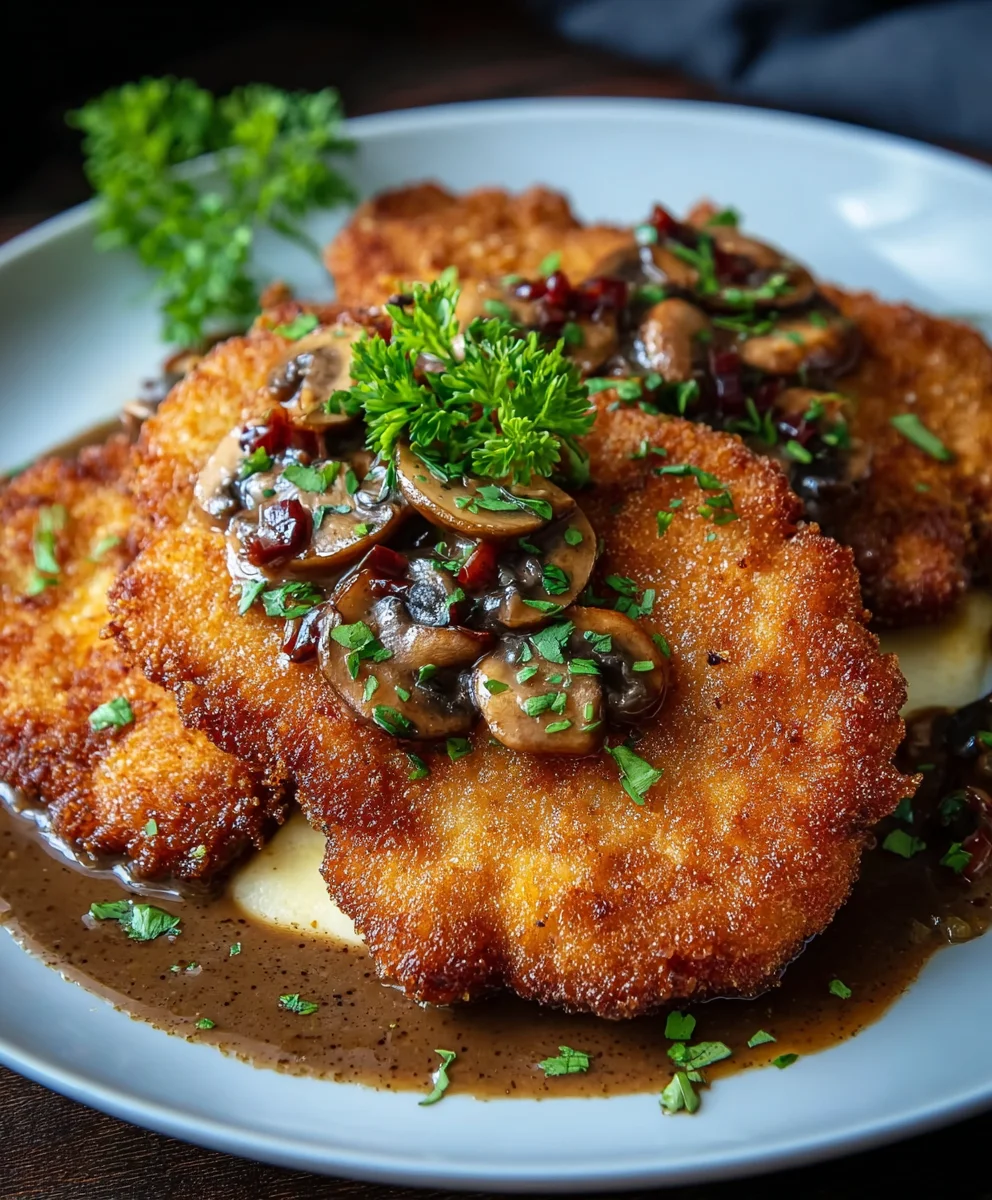 Bestes Rinder-Jägerschnitzel Rezept – einfach & lecker
