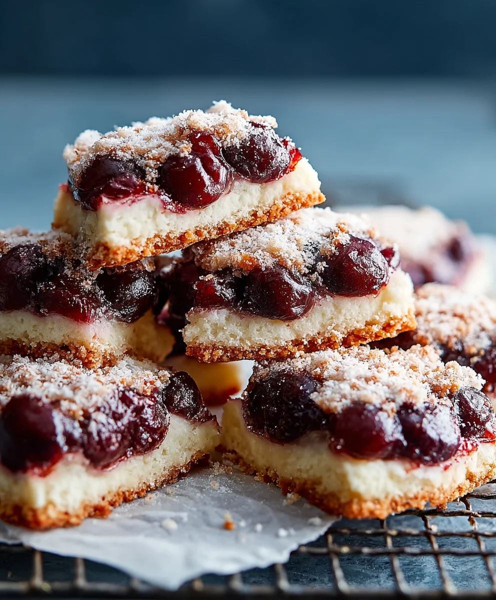 Cremige Kirsch-Zimt Quark Schnitten: Dein Cookie-Traum!