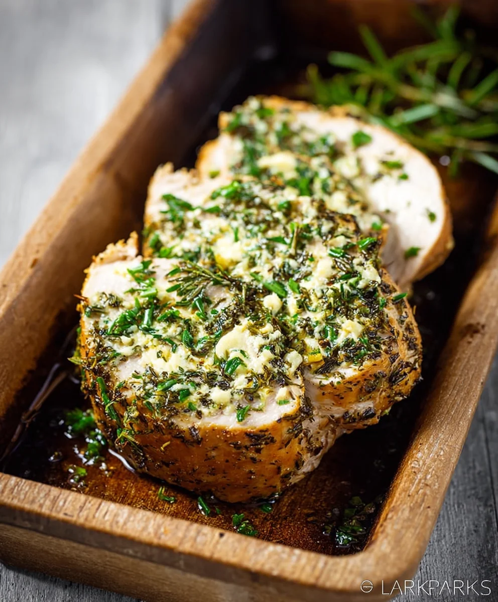 Saftige Knoblauch Kraeuterbutter Putenbrust – Einfach & Lecker!