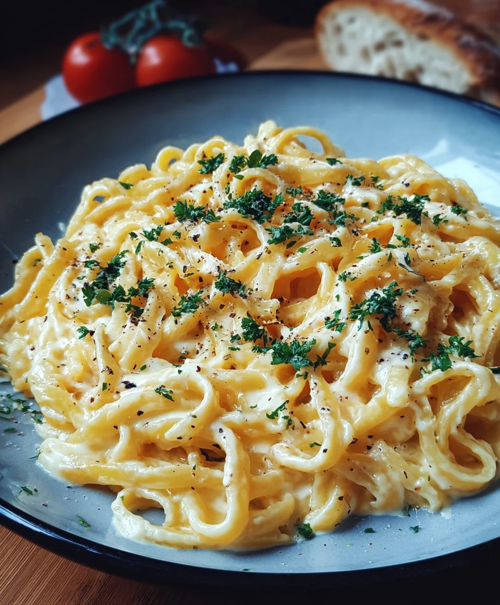 Cremiges Nudelrezept mit Crème Fraîche – Blitzschnell!