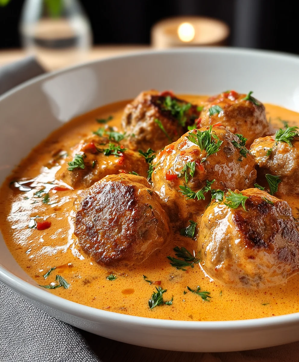 Hackbällchen Paprikasoße: Cremig & Lecker