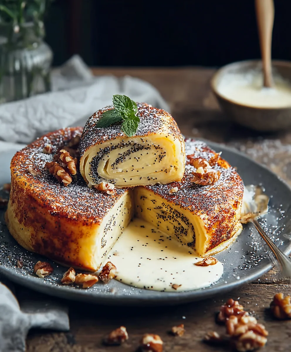 Zarte Mohnpfannkuchen mit Nüssen – einfach unwiderstehlich!