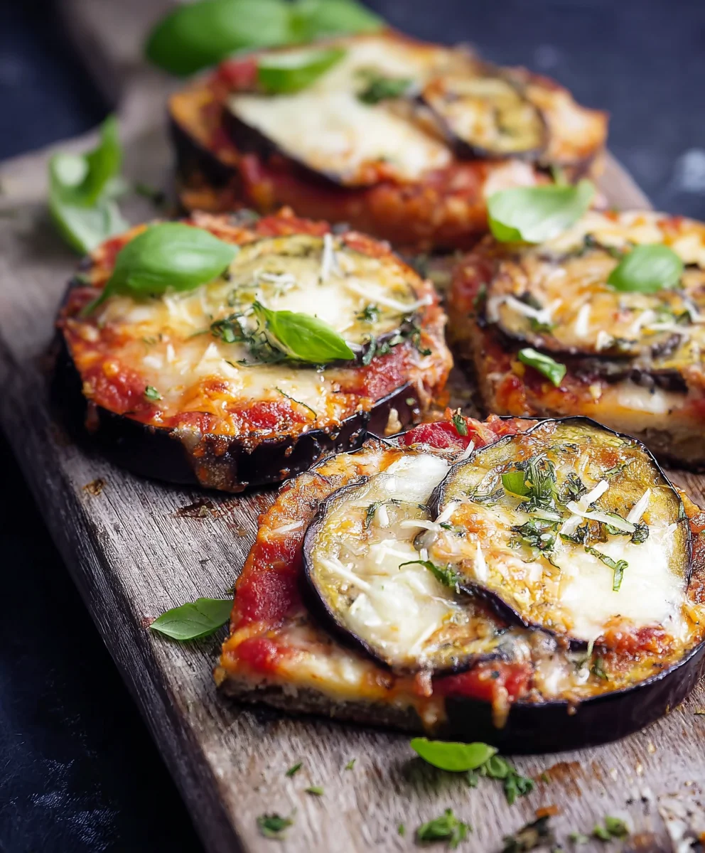 Auberginen-Pizza Low Carb: Einfaches Grundgericht