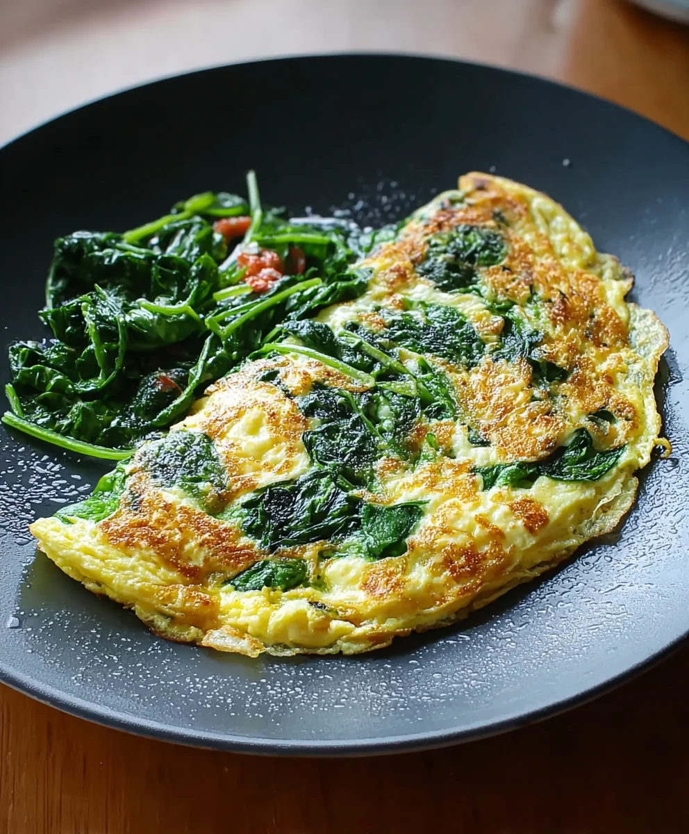 Spinat-Basilikum Omelett: Schnelles & gesundes Rezept