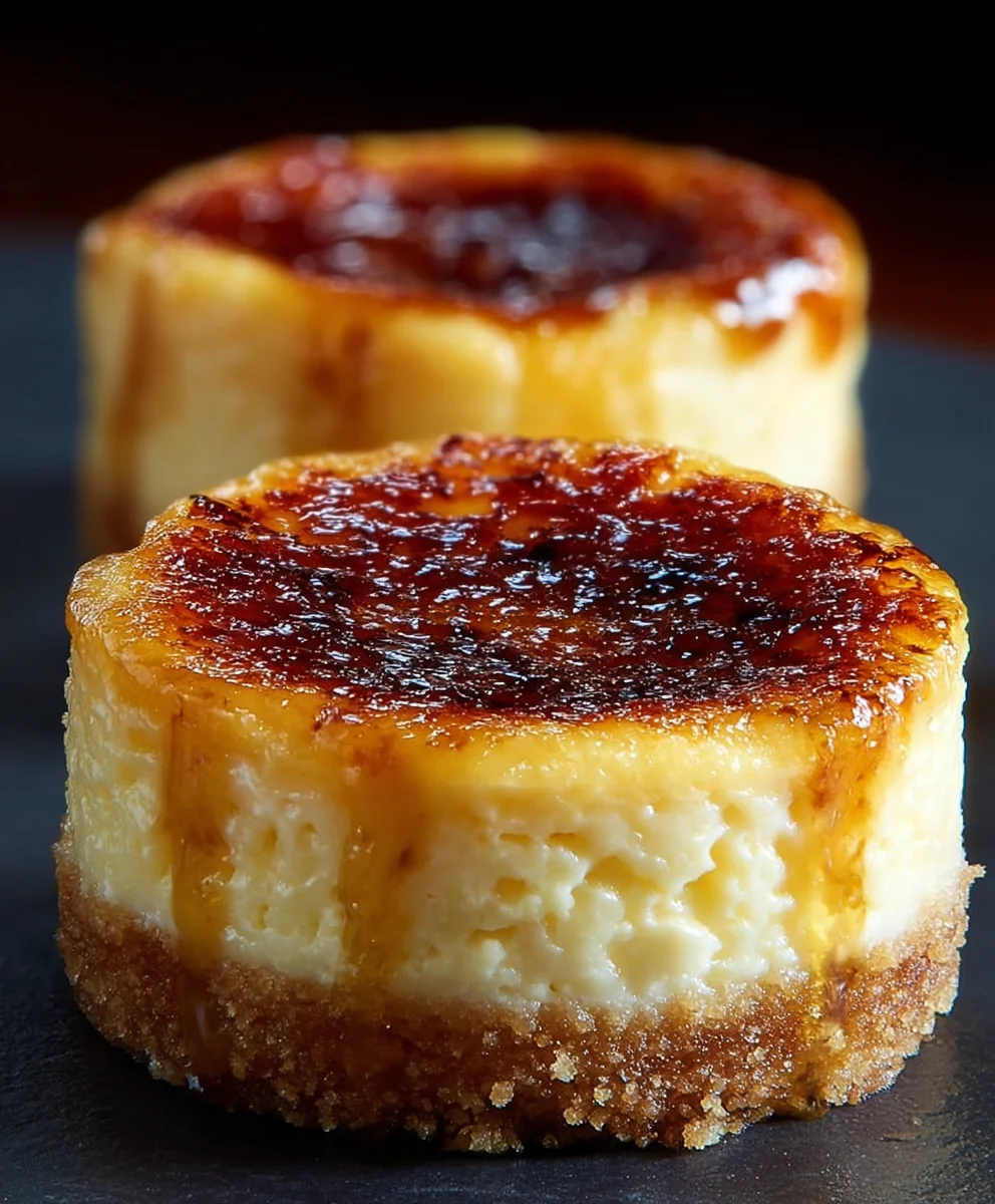 Mini Crème Brûlée Käsekuchen Rezept: Cremig & Köstlich