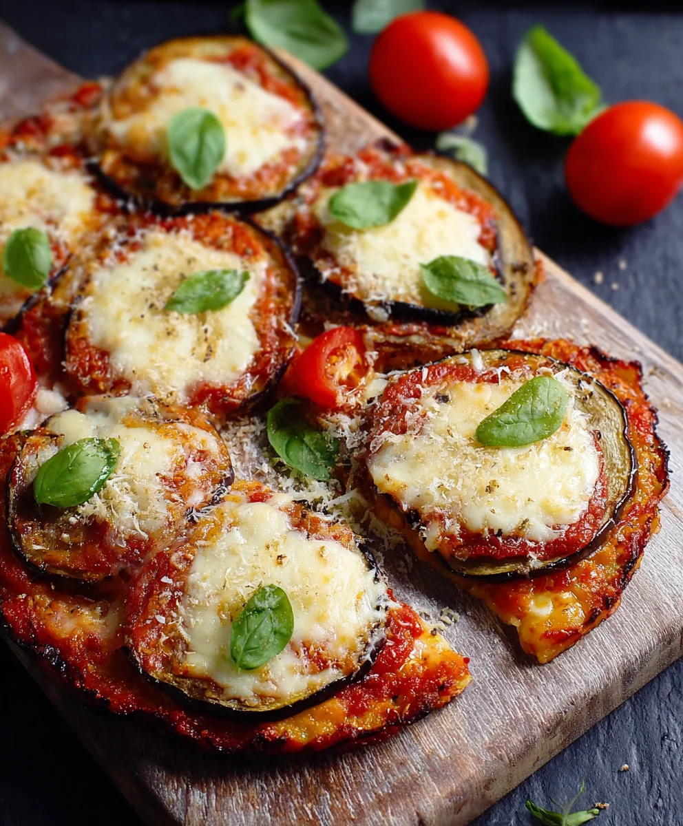 Auberginen-Pizza Low Carb: Einfaches Grundgericht