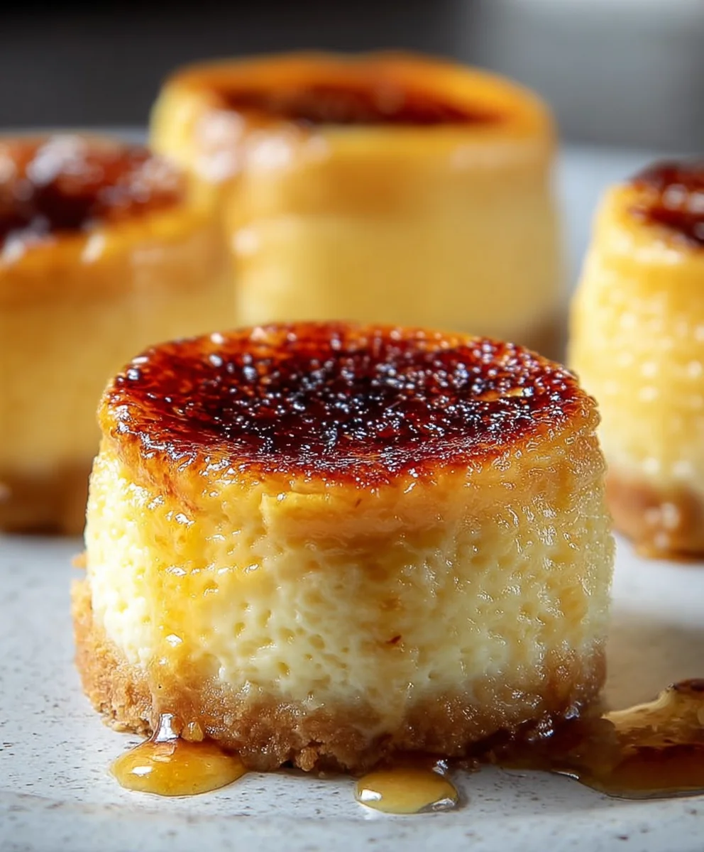 Mini Crème Brûlée Käsekuchen Rezept: Cremig & Köstlich