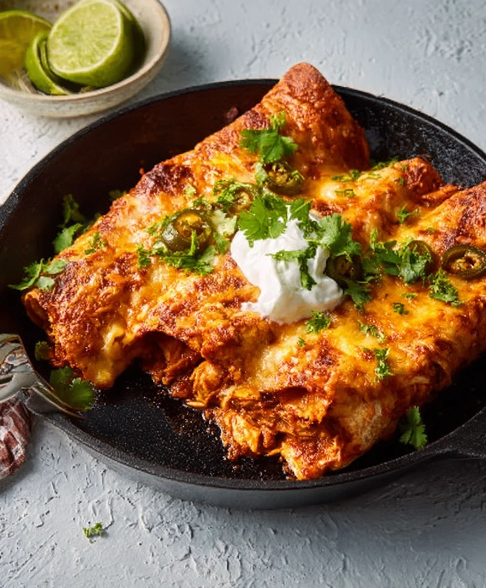 Leckere Hähnchen Enchilada Pfanne: Einfach & Schnell zubereitet!