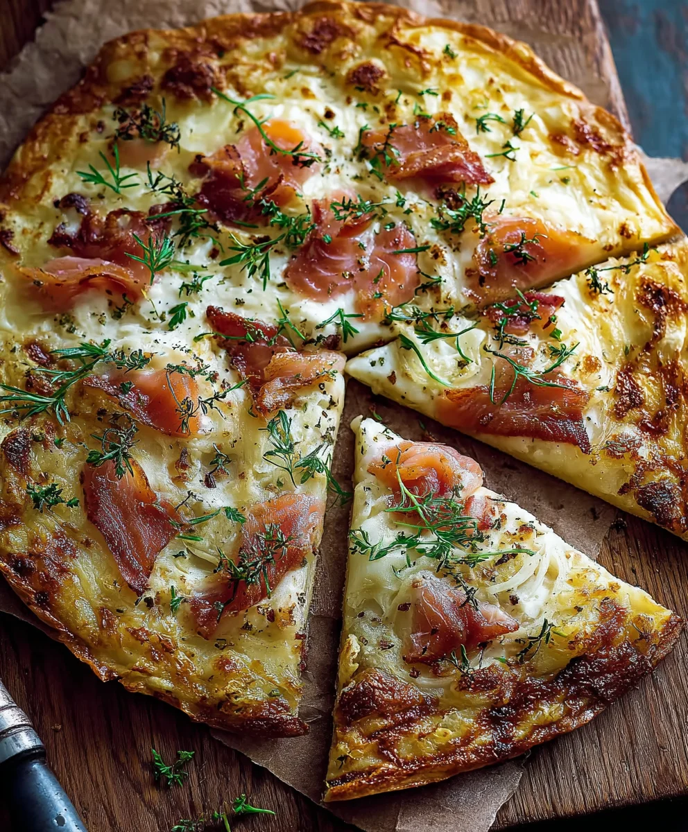 Flammkuchen mit Stremellachs – Einfach & Lecker