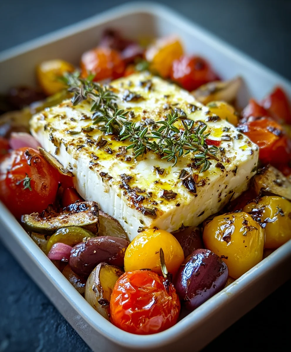 Gebackener Feta: Medit. Gemüse-Hit | Schnelles Rezept
