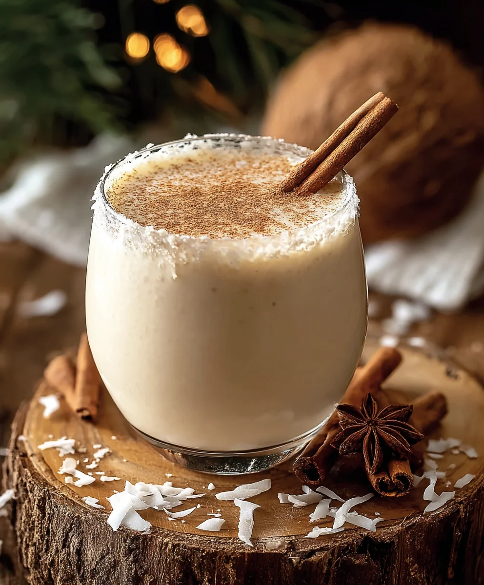 Coquito Rezept: Cremiger Kokosdrink (alkoholfrei)