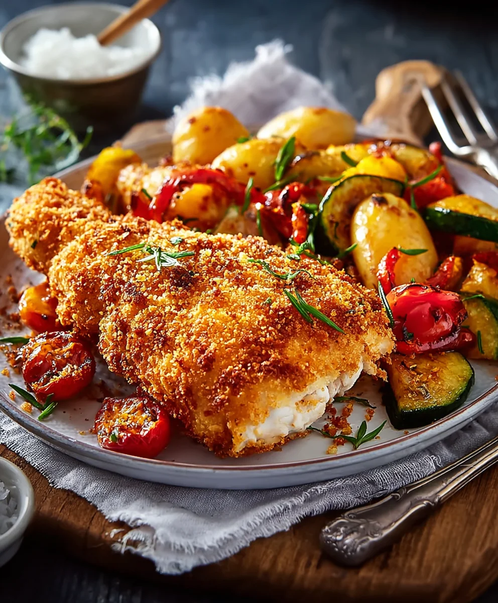 Knusprige Hähnchenkeulen mit Röstgemüse: Einfach lecker!