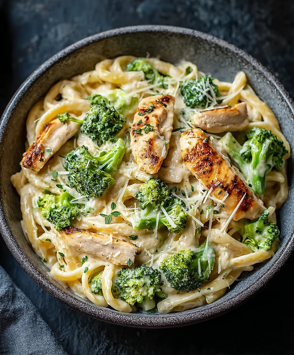 Cremige Hähnchen-Brokkoli-Pasta – Schnell & Lecker!