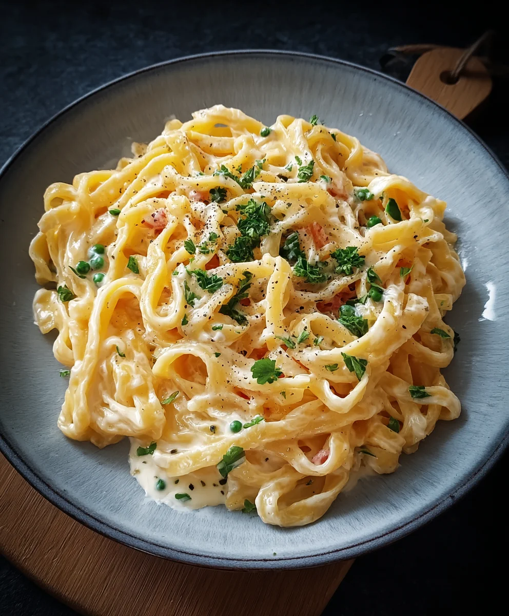 Cremiges Nudelrezept mit Crème Fraîche – Blitzschnell!