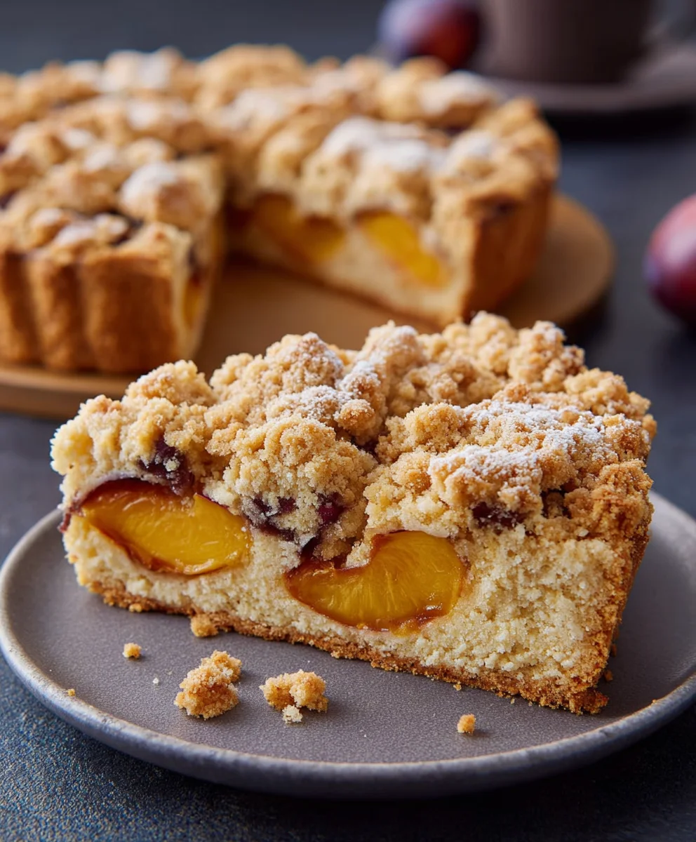 Klassischer Zwetschgenkuchen Streusel: Genuss pur!