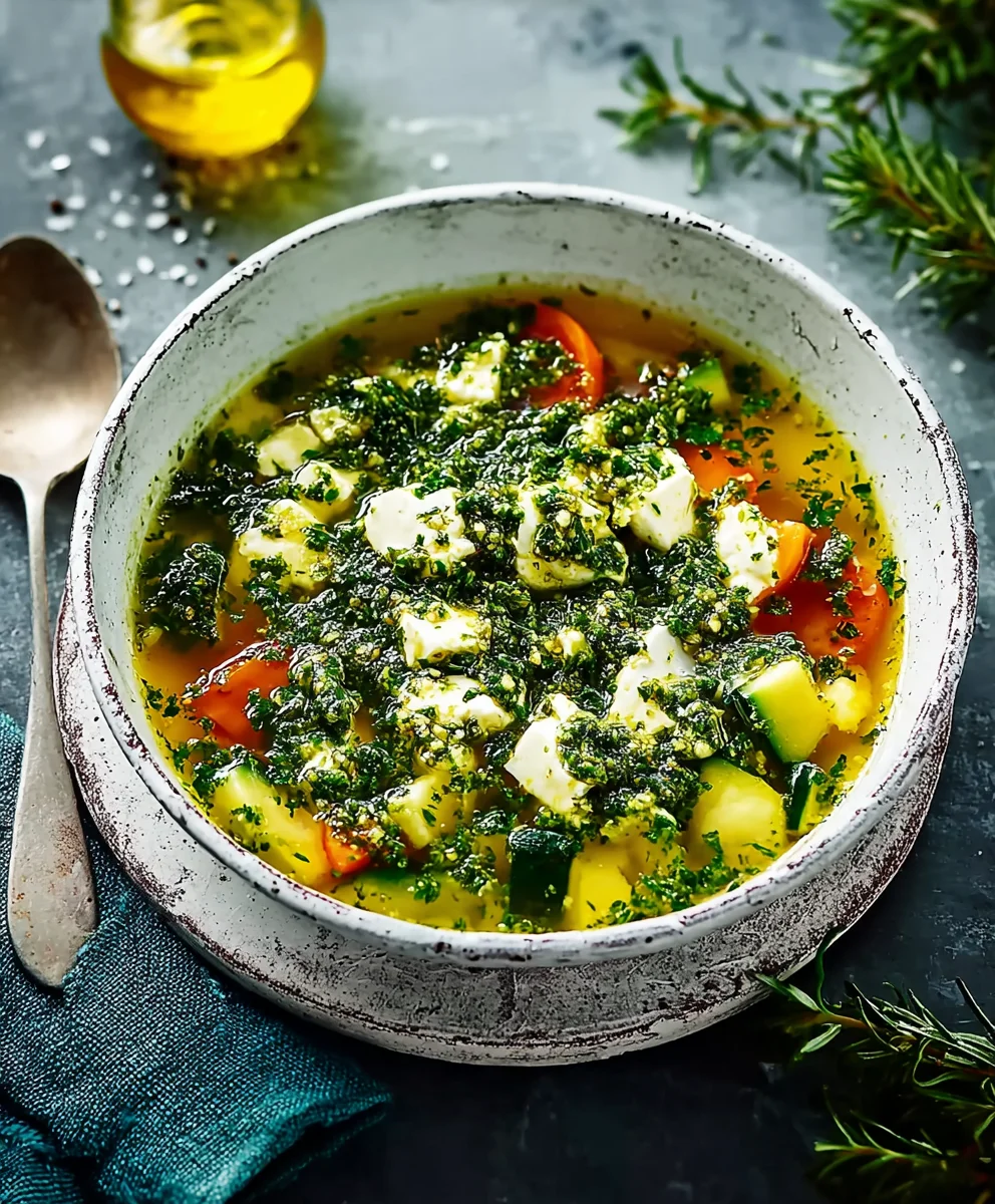 Sommereintopf: Schafskäse-Gremolata - Leicht & Frisch