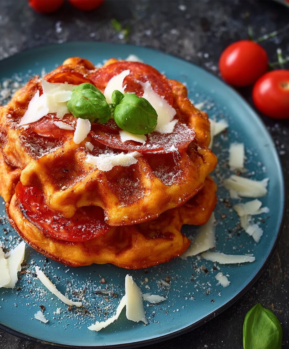 Pizzawaffeln Rezept: Schnell & Lecker!